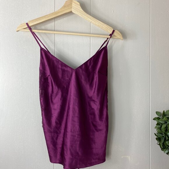 Victoria's Secret Burgundy Lace Tank Top Size Small - Picture 10 of 10